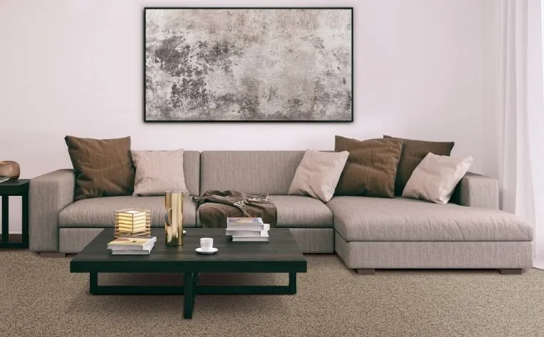 a couch with a coffee table