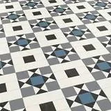 Heritage 9X9 - Clifton Lace-Nero-Dove-Azure